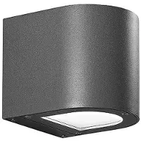 ROSSINI ILLUMINAZIONE Applique Led Argent 4,5W Monoémission Ronde Anthracite 3000K 60° Ip65 - Groupe Rossini | Éclairage Mural Extérieur Design