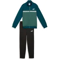 Puma Survêtement pétrole / vert foncé / noir / blanc