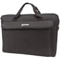 Manhattan Sacoche London pour PC portable 17,3", chargement par le haut, noir, ÉCONOMIQUE, poche accessoires, bandoulière amovible, garantie 3 ans