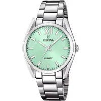 Festina Montre à affichage analogique 'Boyfriend' vert clair