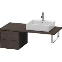 Duravit L-Cube Meuble bas pour console, 2 tiroirs, 420x400x547mm, LC583607272