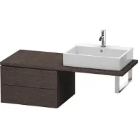 Duravit L-Cube Meuble bas pour console, 2 tiroirs, 620x400x547mm, LC583807272