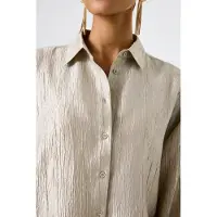 Garcia K50030 Long Sleeve Shirt Beige XL Femme