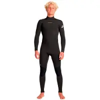 Quiksilver Combinaison Néoprène à Manches Longues Avec Fermeture éclair Dans Le Dos Prologue 4/3 Mm