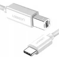 UGREEN Usb-C / Usb-B 2.0 Printer to Scanner Cable 1.5 M - White