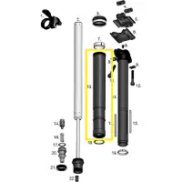 Crankbrothers Highline V1 30.9 Mm Seatpost Body Argenté 160 mm