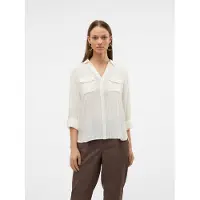 Vero Moda Chemisier '10321777' blanc cassé