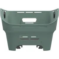 Basil Panier arrière pour vélo - - Cento Neo - 21 L - Vert/Argenté - Système WSL