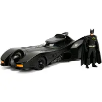 Simba Metal Batmobile 1:24 1989 Figure Noir Enfants