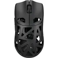 White Shark gaming mouse DAGONET 2, 6D, 12000/24000 (sw) dpi, Black (WGM-5019) (Filaire, Sans fil), Souris, Noir