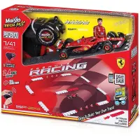 Maisto Ensemble RC Ferrari SF-24 Leclerc Tech avec circuit modulaire 2,4 GHz
