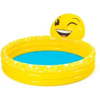 Bestway 53081 Round Inflatable Pool Bleu 165 x 144 x 69 cm