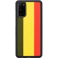 Man.Wand &WOOD case for Galaxy S20 reggae juodas (Samsung Galaxy S20), Coque pour téléphone portable, Noir