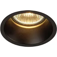SLV Horn GU10 Downlight, rond, noir mat, max. 50W
