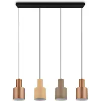 TRIO Suspension Leuchten, modèle AGUDO, douille E27, multicolore, métal