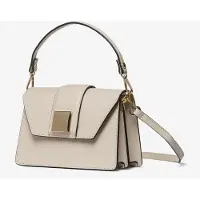 Marc Ellis Sac bandoulière , 100% cuir de vachette, couleur beige nude, élégant et polyvalent