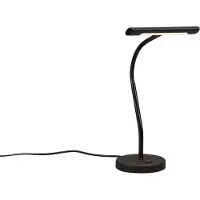 TRIO Lampe de bureau LED noire Curtis