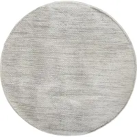 My Flair Tapis rond Wooly Oasis nature, 100 x 100 cm (diamètre)