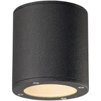 SLV Sitra Ceiling plafonnier rond IP44 Ø10 cm GX53 anthracite
