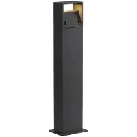 SLV lampadaire moderne Logs 70 Pole carré anthracite LED 8W 3000K