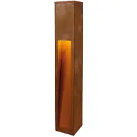 SLV 229411 Rust Slot 80 Outdoor free standing light Energy-saving bulb E-27 11 W Iron (rusty)