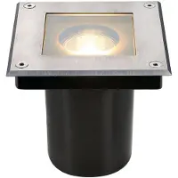 SLV Dasar 70 229374 Recessed floor light GU10 HV halogen 35 W Stainless steel