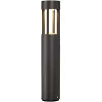 SLV lampadaire rond à LED Slots 45 IP44 Ø9 cm 3000K blanc chaud anthracite