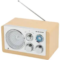 Denver Radio analogique AM/FM Bois clair
