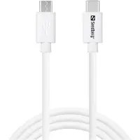 Sandberg 136-74, 1 m, USB C, micro-USB B, blanc