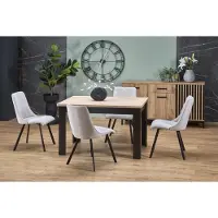 Halmar Table pliante BAGIO chêne artisanal / noir