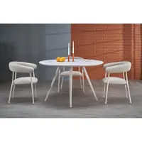 Halmar Table ARAMIS terrazzo / blanc