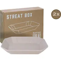 Creatable Streat Food, Assiettes, Beige