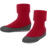 Falke Chaussettes graphite / rouge foncé