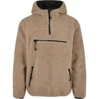 Brandit Veste en polaire ' Teddyfleece Worker' camel