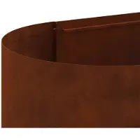 vidaXL Jardinière surélevée pour le jardin, en acier résistant aux intempéries, 360 x 40 x 40 cm