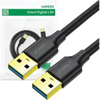 UGREEN Câble Us128 90576 Usb-A 3.0 / Usb-A 3.0 5Gb/S 3M - Czarny