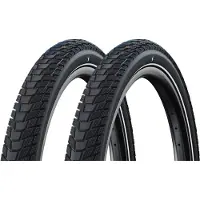 Schwalbe Pneu pour vélo électrique, 24 pouces, anti-crevaison, avec protection renforcée et bandes réfléchissantes - Marque :