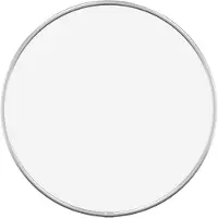 vidaXL Miroir mural Argenté Ø 30 cm Rond