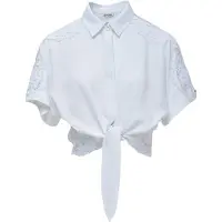 Salsa Jeans 21011125 Short Sleeve Shirt Blanc XL Femme