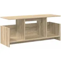 vidaXL Support TV 102 x 35 x 45 cm, bois imitation chêne Sonoma