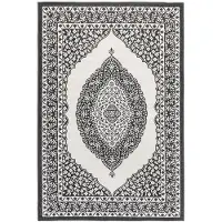 Hanse Home Tapis d'extérieur et d'intérieur Elle Decoration, modèle Meekly, noir, résistant aux intempéries et robuste, dimensions : 200 x 290 cm