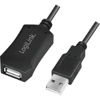 Logilink Câble USB 2.0 noir 5 m