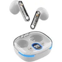 White Shark GEB-TWS37 HyperBeat blanc (2 h, Sans fil), Écouteurs, Blanc