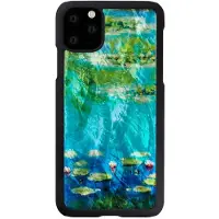 Ikins SmartPhone case iPhone 11 Pro Max water lilies black (Apple iPhone 11 Pro Max), Coque pour téléphone portable, Noir