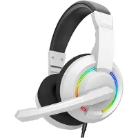 Baracuda Wired headphones BGH-021 Hydra White (Filaire), Casque gaming, Blanc
