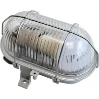 MEGATRON Lampe ovale IP44 verre MT69064 ** incl. LM 806lm 840 AC/DC E27 MM21161 (806 lm, E27)