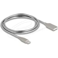 DeLOCK Câble USB Delock avec boîtier métallique, connecteur USB Type-A ver