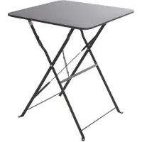 Progarden Table pliante Excellent Houseware, dimensions 60x60x71 cm, couleur anthracite