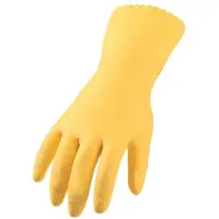 Asatex Gants pour produits chimiques taille 10 jaune EN 388, EN 374 EPI catégorie III (10)