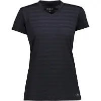 CMP T-shirt avec détails en maille horizontale femme